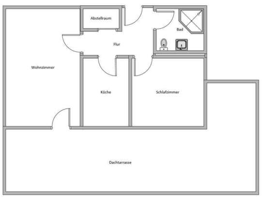 Geräumige 2-Zimmer-Wohnung in 78052, Villingen-Schwenningen