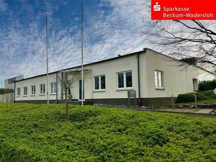 Topzustand! Toplage! 2014 Modernisierte Büro- & Lagerimmobilie in Beckumer Industriegebiet.
