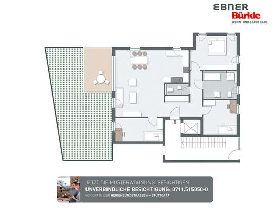 4-Zimmer-Wohnung im Gartengeschoss | 6A.1