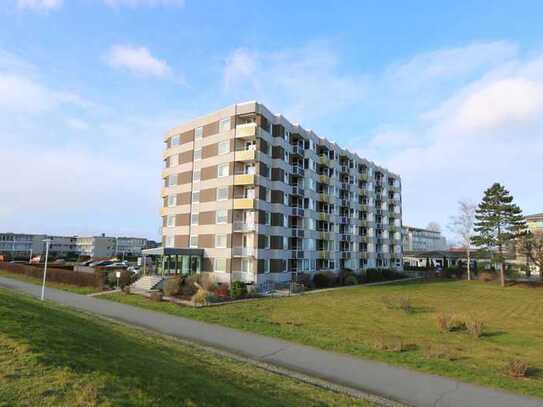 Der Ostseeblick vom Sofa!
2 Zimmer im 1. OG auf ca. 43 m² Wfl. im beliebten Haus "Hanseat"