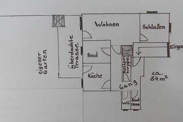 Attraktive 2-Raum-Wohnung mit EBK und Garten in Ortenburg