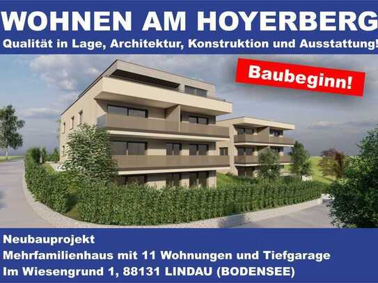 3-Zimmer-Wohnung | Dachgeschoss | barrierefrei mit Aufzug | überdachter Balkon | Tiefgarage | NEUBAU