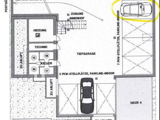 TG Stellplatz mitten in Ludwigsburg