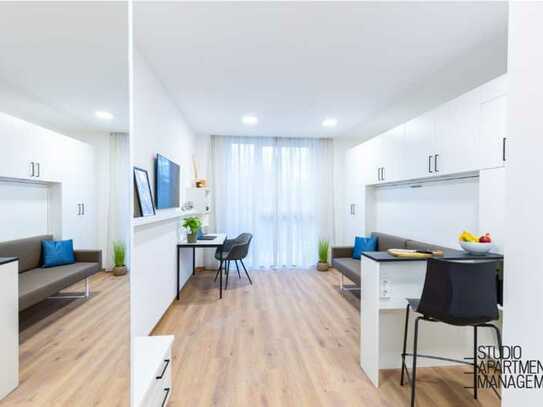 ERSTBEZUG - DONAU SIDE: Modernes Studio Apartment mit Fitnessstudio & Co-Working