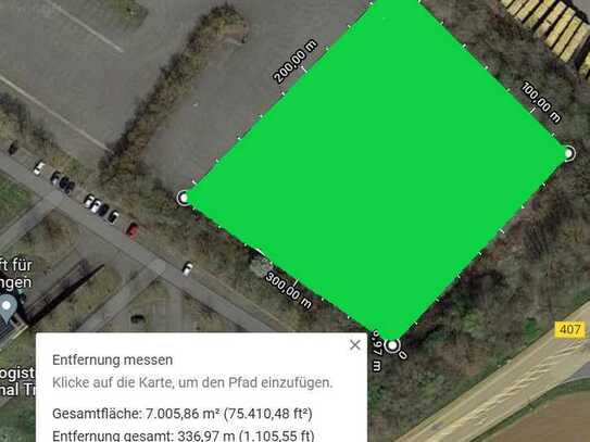 7.000 m² Freifläche für Parkplätze PKW oder LKW - 1 KM von der A8 Ausfahrt Perl-Borg ab 01.02.24
