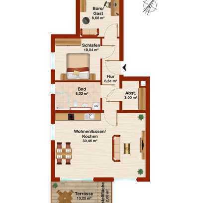 ERSTBEZUG 3-Zi-EG-Wohnung mit gehobener Innenausstattung, EBK, Terrasse & Garten in Mechernich