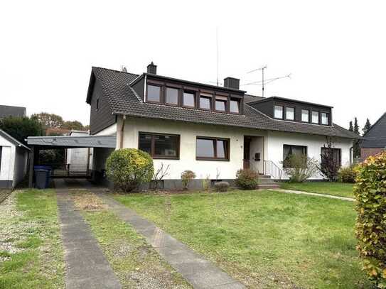 [Hilden] Leerstehende Doppelhaushälfte mit Carport und Garten in guter Wohnlage - Renovierungsbed.