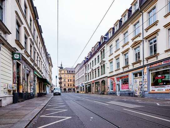 Dachgeschosswohnung in der pulsierenden Dresdner Neustadt.