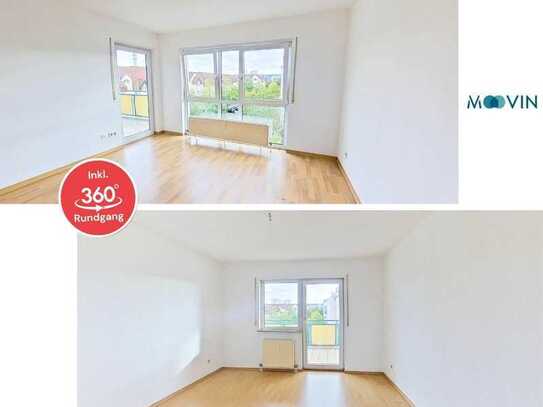 ** 3-Zimmer-Wohnung mit Tageslichtbad und Balkon **