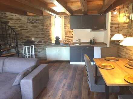 Möbilierte Turmwohnung mit Dachterrasse und Rheinblick in Oberwesel zu vermieten