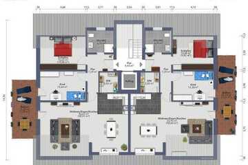 Neubau Moderne, repräsentative Dachgeschosswohnung Nr. 5 in guter Lage von Fürth