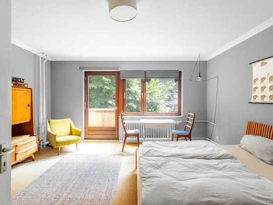 Charming studio apartment within tree lined Jahnstraße between Grafekiez and Hasendeide.