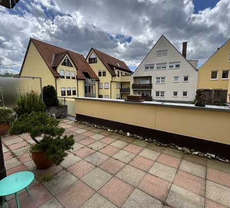 Modernisierte 3,5-Zimmer-Terrassenwohnung mit Balkon und EBK in Giengen