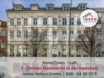 DowntownLoft • Eizigartige Maisonette-Wohnung mitten in der City.