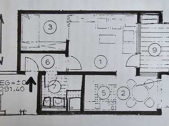 Tolle 1 Zimmerwohnung in ruhiger Lage Festmiete bis 31.12.2030!!!