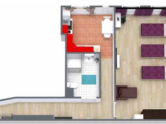 1 Zimmer Wohnung im charmanten Altbau