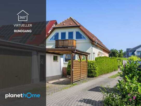 Kleine Ostseeperle in Diedrichshagen - Doppelhaushälfte mit Garten und Garage