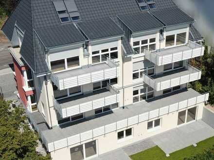 Neubau mit Wärmepumpe : Helle 3-Zimmer-Terrassen-Wohnung am Röttererberg, KFW-55 Energie Standard