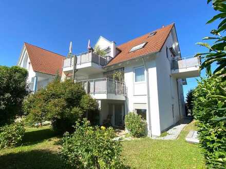 Elegante 4,5-Zimmer-Wohnung mit Designelementen, sonnigem Balkon, Kellerraum + 2 Tiefgaragenplätze