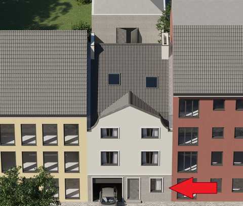 Erstbezug nach Sanierung - Barrierearme Erdgeschosswohnung mit Terrasse und Garage