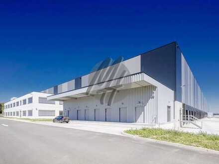 NEUBAU ✓ Lager-/Logistikflächen (2.000 m²) & Büroflächen (500 m²) zu vermieten