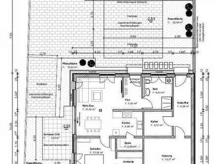 Moderne 2,5-Zimmer-Erstbezugswohnung mit Garten und 2 Stellplätzen