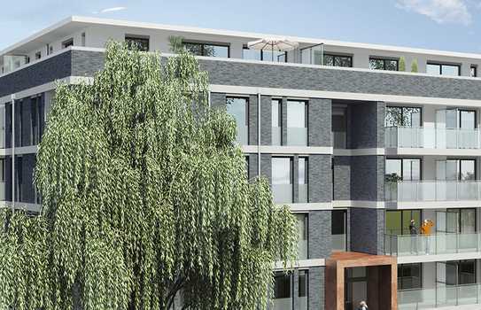 2-Zimmer-Luxus-Wohnung für SINGLE mit Balkon, Design-Bad, EBK, Eichenparkett in Ffm-Bockenheim