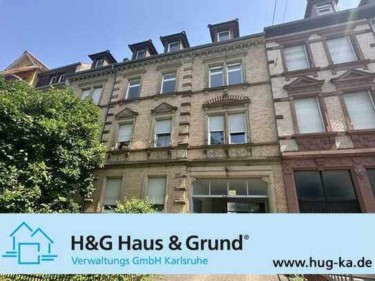 Mehrfamilienhaus mit Seitenbau, 7 WE, 1 Büro und 11 Garagen + Hinterhaus in Durlach!