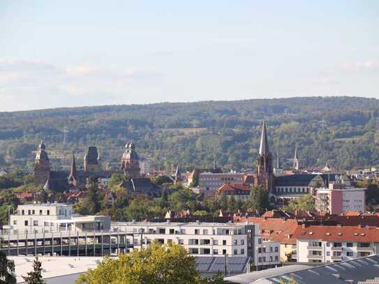 Exklusives Baugrundstück mit Panoramablick über Aschaffenburg und Frankfurter Skyline