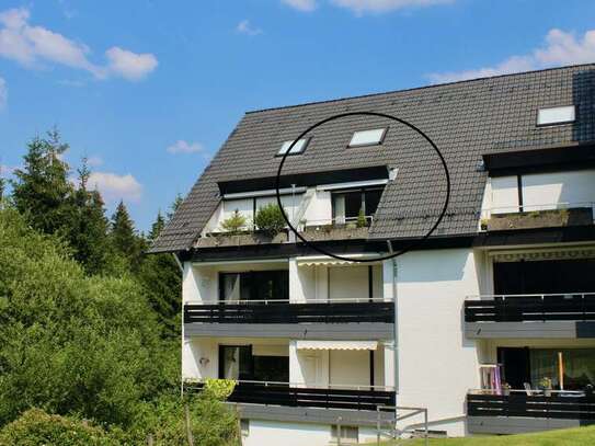 Hahnenklee - Attraktive 2-Zimmer-Maisonette-Wohnung mit Balkon