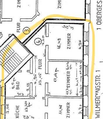 Lichtdurchflutete Drei-Zimmer-Wohnung in bester Lage im westlichen Ringgebiet