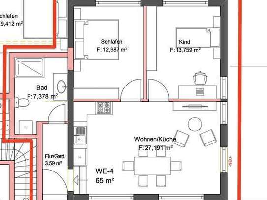 3-Zi-Wohnung - ERSTBEZUG nach Umbau!