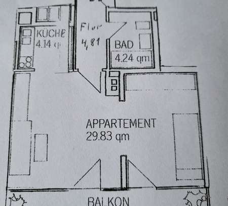 Schöne 2-Zimmer-Wohnung mit Balkon in Wuppertal