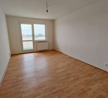 Sanierte 2-Raumwohnung mit großem Wohnzimmer + Laminat + Balkon + EBK