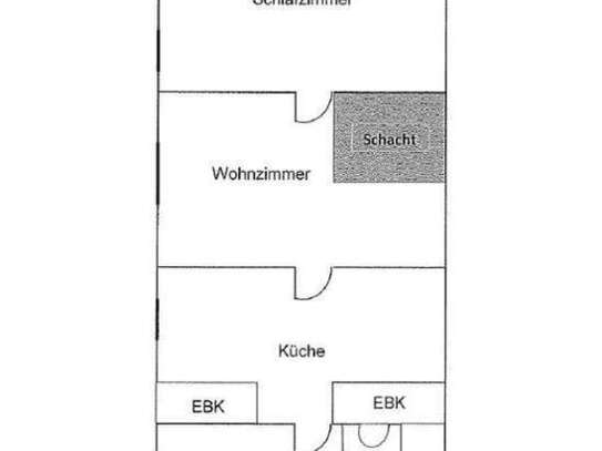 gemütliche 2-Raumwohnung in separatem Hinterhaus