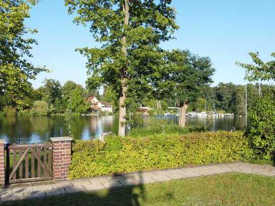 Idyllisches Haus am Wasser: Seeblick, Garten & direkter Zugang zur Großen Krampe