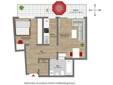 2-Zimmer-Wohnung mit Balkon und Garagenstellplatz in Pasing l *Befristet bis zum 31.01.25*