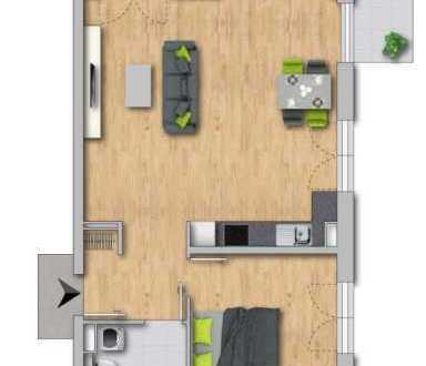 2 Zimmer Erdgeschoss Wohnung mit Garten!