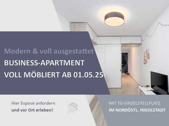 Modern möbliert | TG-Stellplatz | 10 Min. zu AUDI uvm.