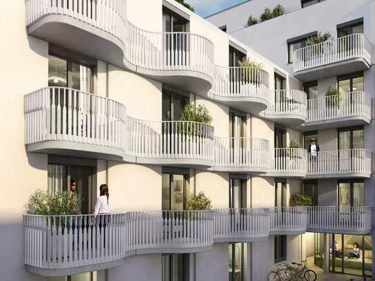 Ein Wohntraum: 1-Zimmer-Wohnung mit Balkon - WE 55