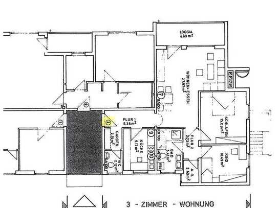 Hochwertig sanierte Wohnung mit außergewöhnlichem Schnitt (Erlangen-Tennenlohe)