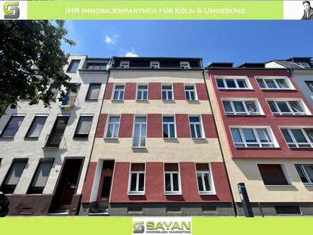 SAYAN Immobilien - Nippeser Altbau / Hohe Decken / Sanierter Zustand / Ausbaupotential -