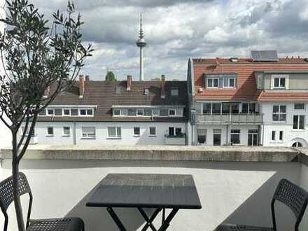 Neuwertige 5-Zimmer-Wohnung mit 2 Balkonen und EBK in Mannheim