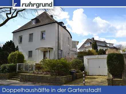 charmante Doppelhaushälfte in der Gartenstadt!