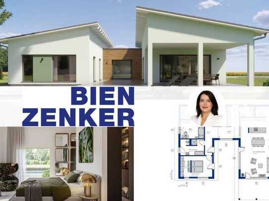 NEUBAU mit BIEN-Zenker -MODERNER BUNGALOW MIT PULTDACH