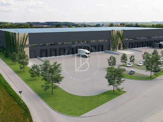 "BAUMÜLLER AG" - moderne Halle in Autobahnnähe - ca. 5.000 m² Halle + Büro + Werkstatt + Waschstraße