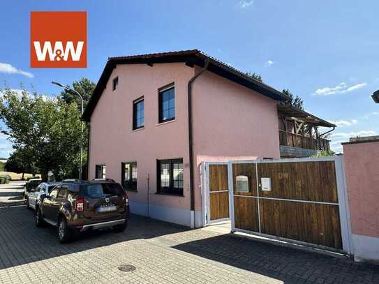 +++BISCHHEIM: GEPFLEGTE GARTENWOHNUNG MIT TERRASSE UND TEICH IN 2 PARTEIENHAUS+++