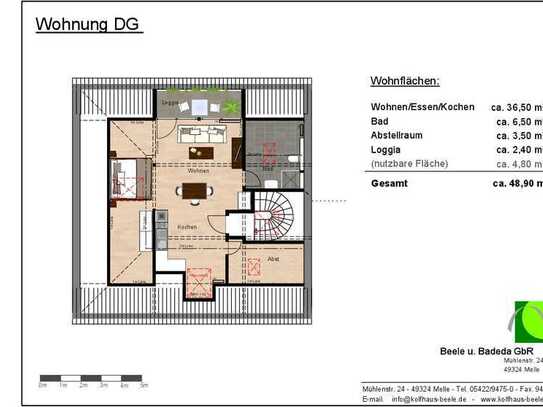 Dachgeschosswohnung, Daimler Straße 10, 40235 Düsseldorf- Flingern