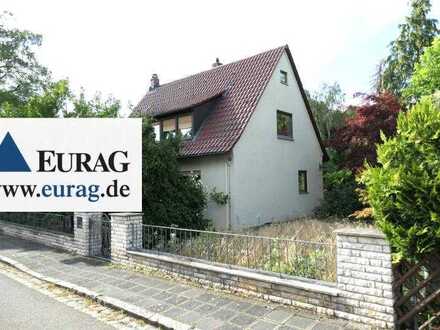 N-Kettlersiedlung: Freistehdendes EFH mit großem Garten, Garage, sanierungsbedürftig