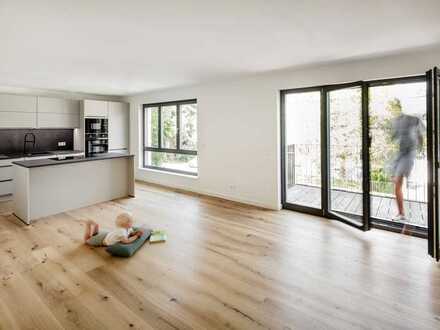 Lichdruchflutete Studiowohnung inkl. Balkon mitten in Dörnigheim, Erstbezug